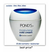 POND'S Cold Cream Soft Glowing Skin Moisturizer Body Face 10 Skin Nutrients 55ml