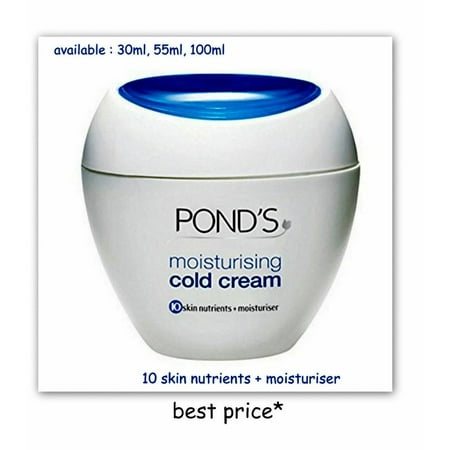 POND'S Cold Cream Soft Glowing Skin Moisturizer Body Face 10 Skin Nutrients 55ml