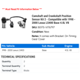 thumbnail image 2 of Camshaft and Crankshaft Position Sensor Kit 2 - Compatible with 1998 - 2000 LS400 Base 4.0L V8 1999, 2 of 2