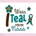 thumbnail image 2 of CafePress - I Wear Teal For My Nana 12 Infant Bodysuit - Baby Light Bodysuit, Size Newborn - 24 Months, 2 of 4