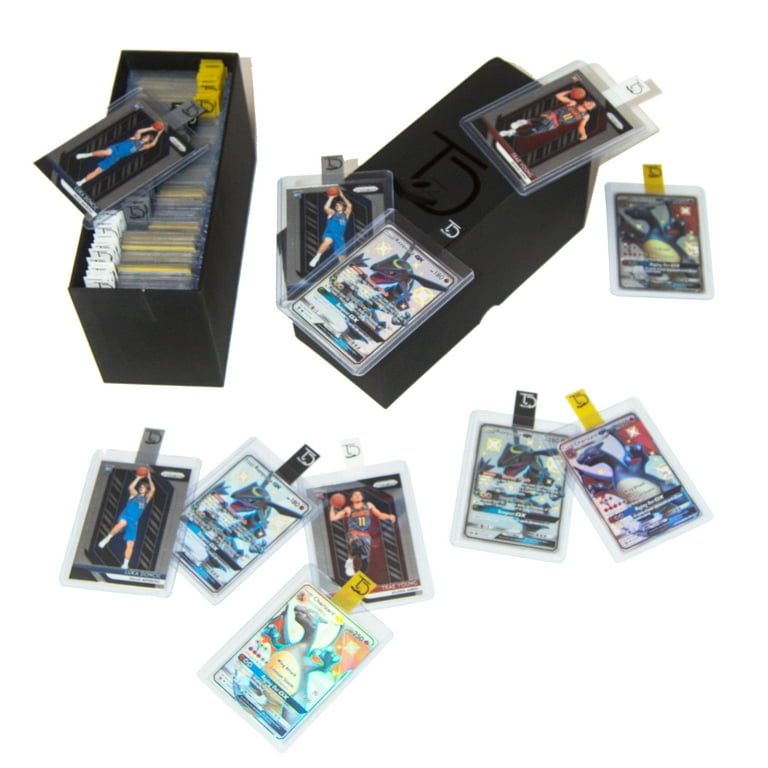 TopDeck Storage & Grading Kit, 100 ct. Trading Card Toploaders, Trading &  Sports Penny Sleeves, Tape Tabs, Pokemon/MTG/Yugioh/TCG Storage Box, 3  x 4 Ultra Clarity Toploader