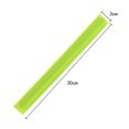 thumbnail image 2 of 11pcs PVC Slap Bracelets Reflective Snap On Wristbands Night Running Safety Bands (Fluorescent Green), 2 of 8