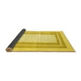 thumbnail image 2 of Ahgly Company Indoor Rectangle Abstract Yellow Contemporary Area Rugs, 5' x 8', 2 of 4
