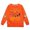 Orange, variant on Krdevn Kids Everyday Is Halloween Skeleton Pumpkin Ghost Baseball Graphic Crewneck Sweatshirt Long Sleeve Casual Pullover Top for Halloween Holiday Wear Green,13-14 Years