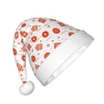 thumbnail image 2 of Cauagu Pastry Pattern Christmas Hat for Kids,Xmas Holiday Hat Santa Hat for Boys & Girls Festive Headwear Accessories for Christmas/New Year/Holiday, 2 of 6