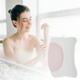 thumbnail image 4 of Unique Bargains 1 Pc Square Style Bath Pillow for Head and Neck 14.57"x9.06"x3.15" White Pink, 4 of 6
