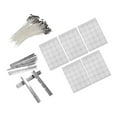 thumbnail image 3 of Portamechas para velas, 100 Uds., mechas para velas de cera blanca, pegatinas para mechas de velas, grado profesional, 3 of 8