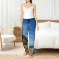 thumbnail image 4 of Kdxio Women's Comfy Stretch Lighthous Print Drawstring Pajama Pants-Large, 4 of 5
