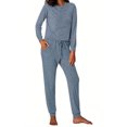 thumbnail image 3 of Fantaslook Womens Pajamas Sets Long Sleeve Top and Pant with Pockets Lounge Wear Set Oufits, 3 of 12