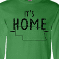 thumbnail image 4 of Inktastic It's Home- State of Nebraska Outline Distressed Text Long Sleeve T-Shirt, 4 of 5