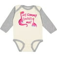 thumbnail image 3 of Inktastic My Gammy Loves Me Girl Dinosaur Girls Long Sleeve Baby Bodysuit, 3 of 5