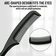thumbnail image 3 of Durability Miniature Lash Brow Comb Plastic Makeup Tool For Professional Use, 3 of 9