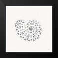 thumbnail image 2 of Charron, Veronique 12x12 Black Modern Framed Museum Art Print Titled - Sea Charms IV no Words Silver, 2 of 5