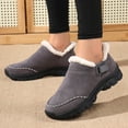 thumbnail image 5 of Mostsola Snow Boots for Women Lightweight Slip on Plush Warm Winter Ankle Boots Anti-Slip Booties, 5 of 8