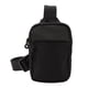thumbnail image 1 of Bolso de hombro compacto para hombres y mujeres, perfecto para correr, andar en bicicleta, viajar, ir de compras, bolso bandolera impermeable negro, 1 of 8