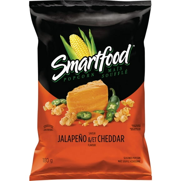 Smartfood Jalapeño & Cheddar Flavour Seasoned Popcorn, 180GM