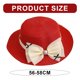 thumbnail image 2 of Sombrero de 56-58cm de circunferencia, lazo femenino, sombrero de paja plano, sombrero de verano con borde plano, protector solar, sombrero para el sol, salida al aire libre, sombrero de playa junto, 2 of 5