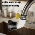 thumbnail image 5 of SIYTUAU Household Tap Water Filter Faucet Purifier Shower Splash Guard Extender Booster Filter Cartridge Compatible Water Filtration System Plastic Black, 5 of 7