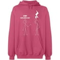 thumbnail image 2 of OXI Hoodie Sweatshirt - Stop You're Under a Rest, Basic Casual Hoodie for Men's and Women Fleece Hoodie Long Sleeve - Safety Pink Large, 2 of 3