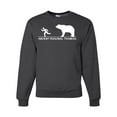 thumbnail image 2 of Wild Bobby Ancient Personal Trainers Funny Bear Chase Unisex Crewneck Sweatshirt, 2 of 6