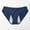 Navy, variant on 6 Pack Underwear for Women Period 3 Layer Leakproof Period Breathable Stretch Panties