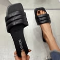 thumbnail image 4 of B91xZ Sandales à Nœud pour Femmes Sandales de Récupération Chaussures de Douche, Noir 8.5, 4 of 5