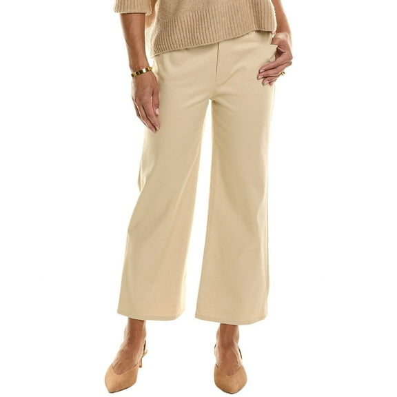 Elie Tahari womens  Wide Leg Pant, 0, Beige