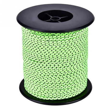Reflective Tent Guyline Rope - 2.5mm X 50m (164ft) High-Visibility Cord For Camping, Hiking, Backpacking