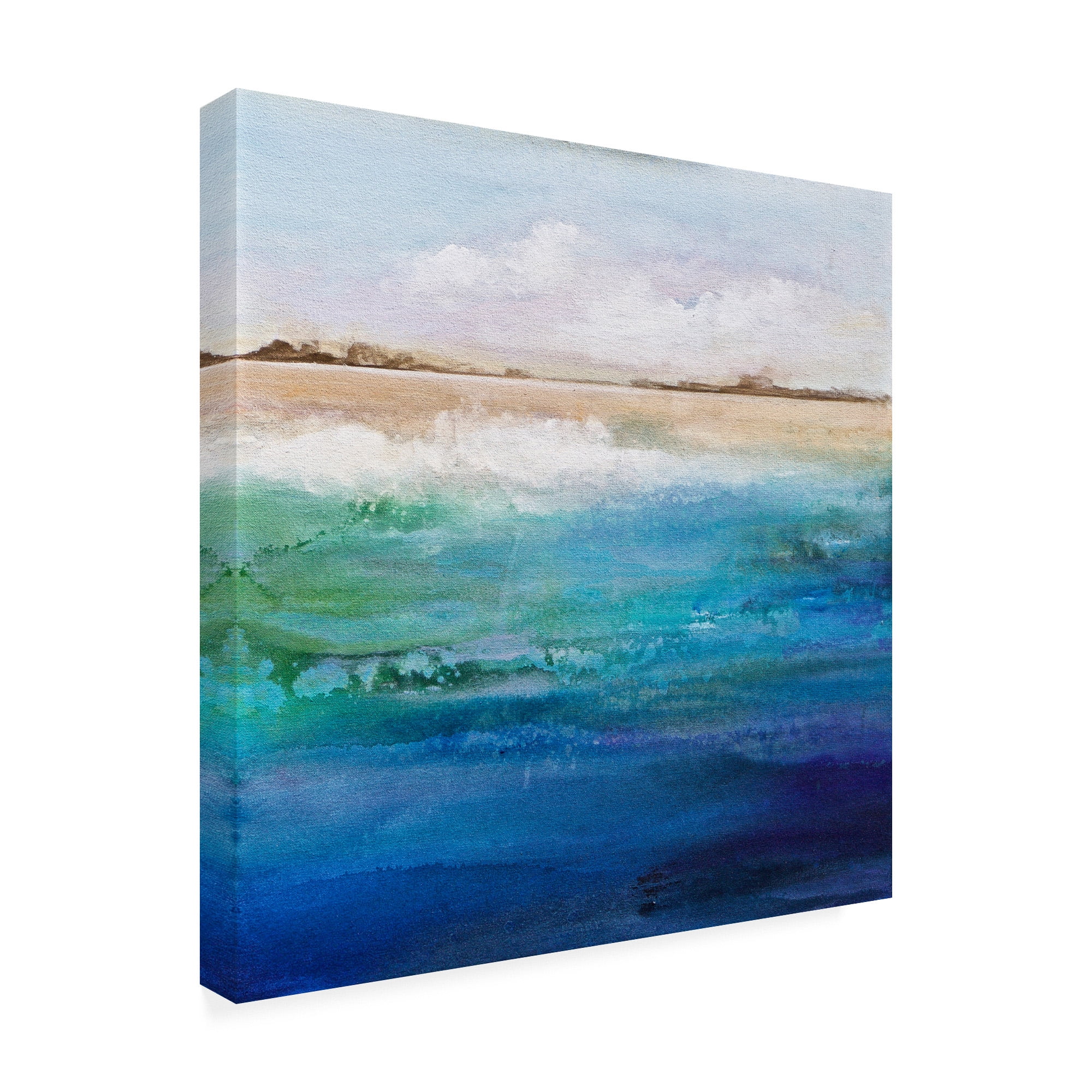 Trademark Fine Art 'Shoreline' Canvas Art by Karen Hal