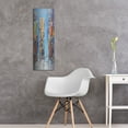 thumbnail image 5 of Luxe Metal Art 'Blue Sky' by Ekaterina Ermilkina, Metal Wall Art, 12"x36", 5 of 7
