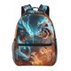 thumbnail image 1 of Easygdp Blue Dragon And White Tiger Mochila Ergonómica Versátil para Laptop - Múltiples Bolsillos, Correas Ajustables, Unisex para Escuela, Viajes y Actividades al Aire Libre-One Size, 1 of 5