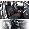 thumbnail image 5 of Fit for Toyota Yaris 2015 Full Set Seat Covers Faux Leather Daily Protection Perfect Fit Soft Touch Full Seat Access, Only 4 Door, 5 of 9
