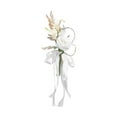 thumbnail image 4 of Arreglo floral de banco de pasillo BLESIY decoración floral trasera de silla de pasillo boda Blanco, 4 of 8