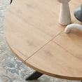 thumbnail image 4 of jiexi 46.4" Round Dining Table Set, Mid Century Modern Round Dining Table for 2-4 Person, w/Steel Legs, Coffee Table for Kitchen Dining Room, Office, Save Space, 4 of 6