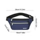 thumbnail image 3 of Bolso bandolera de hombre y mujer Mini bolso de hombro de nylon | Ligero, resistente al agua, multicompartimento, correa ajustable, para móvil y esenciales, gris/negro/azul/rojo, 10,2"x5,1", 3 of 6