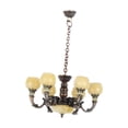 thumbnail image 2 of Candelabro de casa de muñecas Sunnimix Candelabro de 6 brazos para casa de muñecas 1/12 bronce, 2 of 8