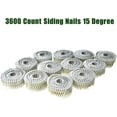 thumbnail image 3 of EPOTOOR 3600 Count Siding Nails 15 Degree 2-1/2 Inch x .092 Inch Collated Wire Coil Full Round Head Ring Shank Hot-Dipped Galvanized, 3 of 6