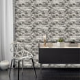 thumbnail image 6 of UMIGGEE 17.7-in x 118-in Grey Brick Wallpaper Peel and Stick Textured Faux Brick Wallpaper Self Adhesive Removable Decorative Contact Paper Backsplash Wall Paper Shelf Drawer Liner Vinyl Film DIY, 6 of 9