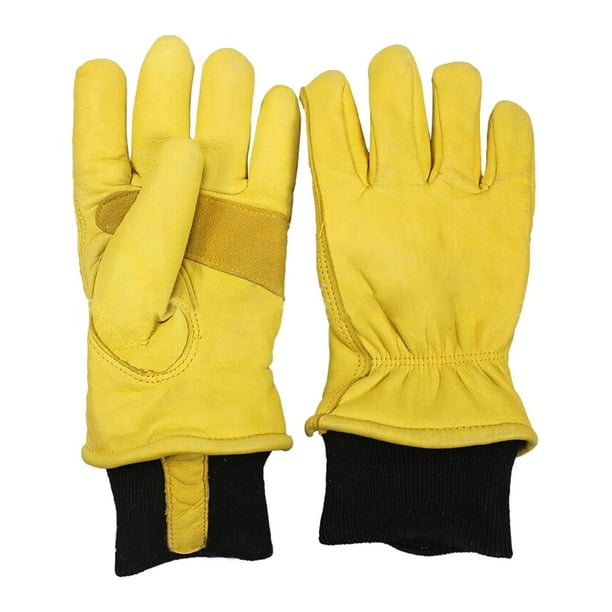 Guantes de trabajo de invierno, guantes de trabajo térmicos, impermeables, guantes cálidos a prueba de viento para trabajar en climas fríos,
