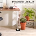 thumbnail image 2 of Anti-skid Furniture Leg Pad Multi-function Couch Stopper Square Chair Wheel Stopper, 2 of 6