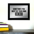 thumbnail image 5 of Sometimes You Must Be Your Own Hero, 12x9 Decorative Wall Plaque | Easel Mount Option | Inspirational Affirmation Wall Art, 5 of 8