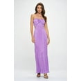 thumbnail image 3 of Renee C. Plisse Halterneck Maxi Cutout Dress with Open Back - Rosa Apparel, 3 of 5