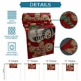 thumbnail image 6 of Red Christmas Table Runner 48 Inches Long Farmhouse Dress Scarves, Xmas Tree Gingerbread Snowman Winter Dining Tablerunner for Coffee Table/Kitchen Island/Party Décor, 13" x 48", 6 of 8