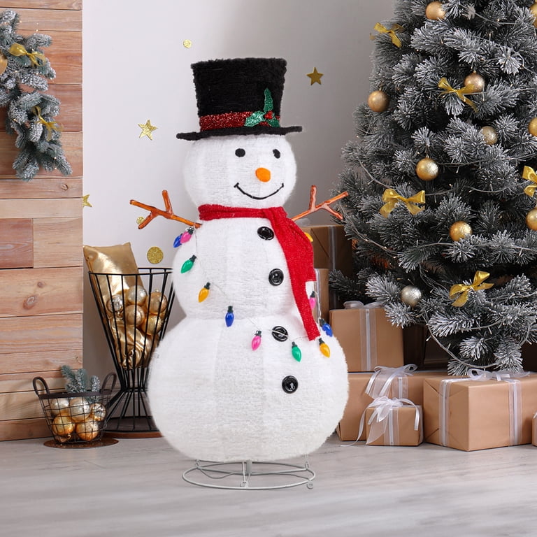 Zimtown, Snowman, 4ft LED Lighted, Indoor and Outdoor - Walmart.com