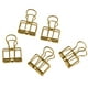 thumbnail image 2 of 5x Clips De Cola Larga Hueca Wire Binder Clips Foto De Papel Carpetas Colgantes Oro, 2 of 9