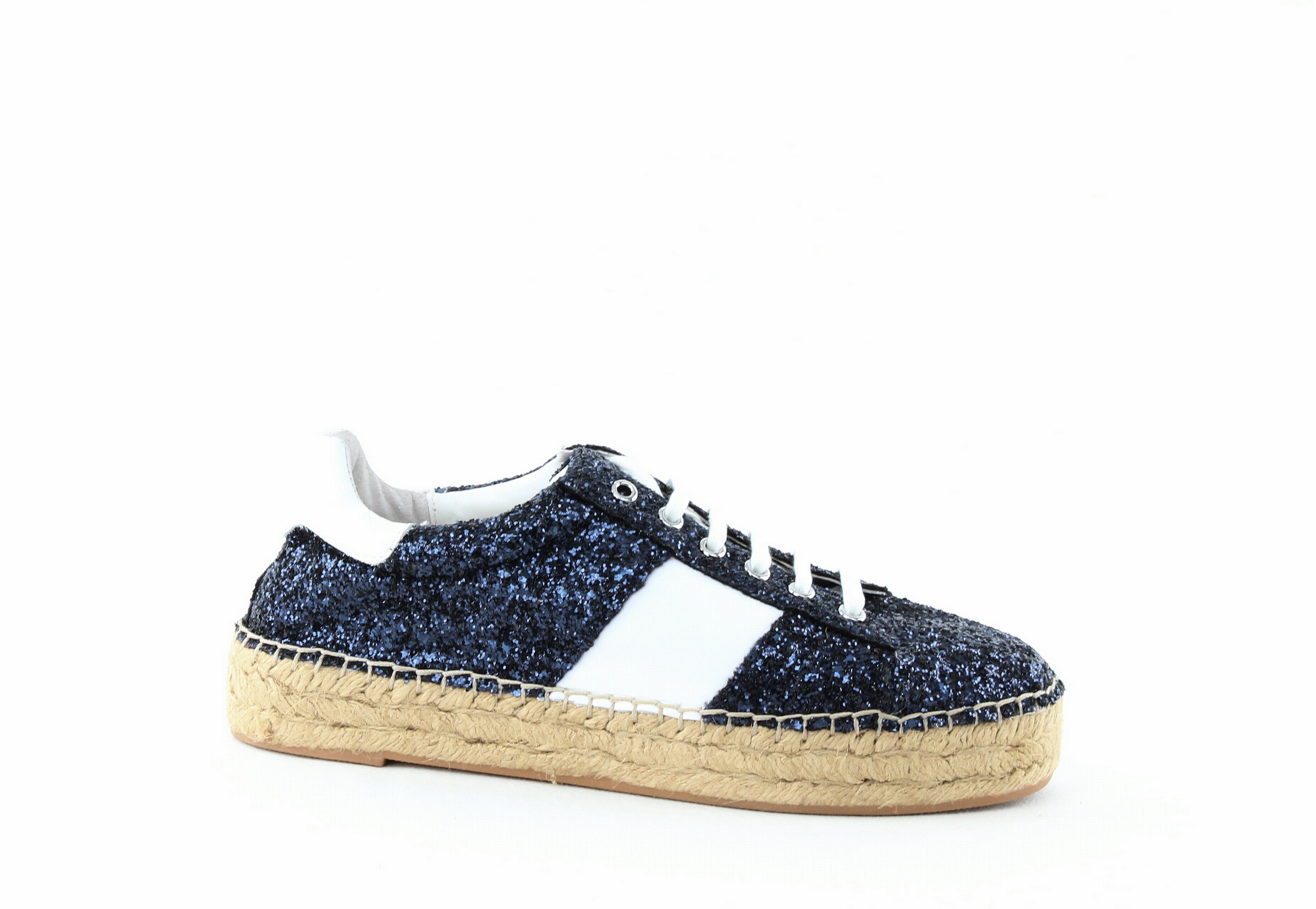 blue glitter sneakers