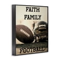 thumbnail image 2 of Stupell Industries Mid-Century Faith Family Football Black Framed Giclee Art, 16 x 20, by Jesse Keith, 2 of 8