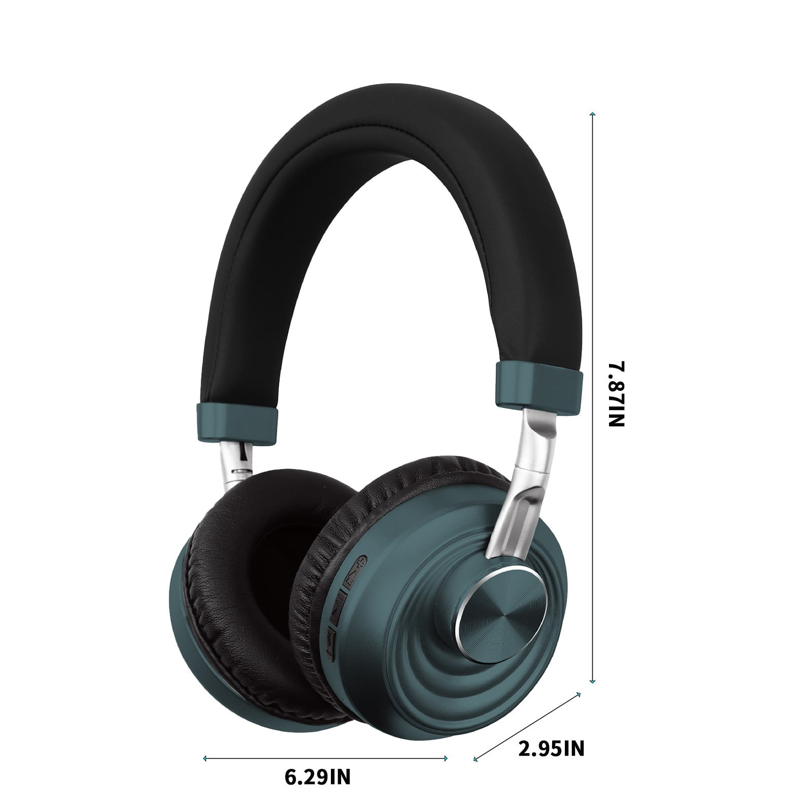 Wireless Headset with Mic for Work, Bluetooth Headset with Microphone (AI Noise Cancelling) & Charging Base, Wireless Headset for Work from Home/Office/Call Center/PC/Computer/Laptop/Teams/Zoom/Skype