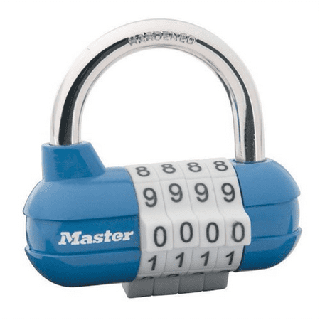 - Master Lock Padlock 1523D Set Your Own Combination with Colored Dials, 2-1/2 in. Wide, Assorted Colors