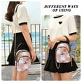 thumbnail image 6 of FORMRS Crossbody Bag for Women Quilted Travel Shoulder Cell Phone Purse with Chain Strap Handbag, Cartoon Halloween Ghosts, 6 of 7